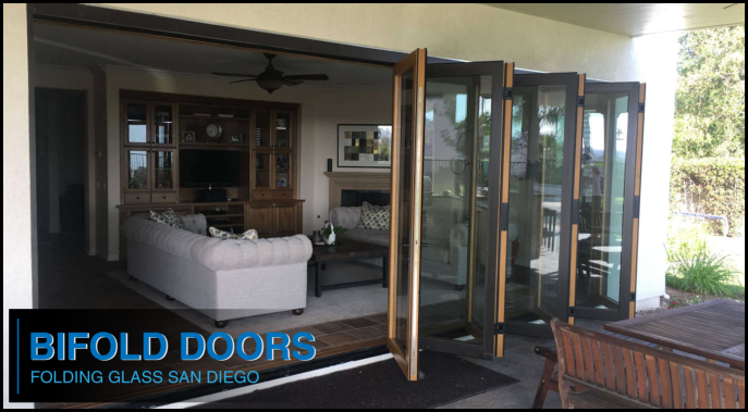 69 bifold doors folding glass san diego LaCantina Fleetwood patio Panoramic 4