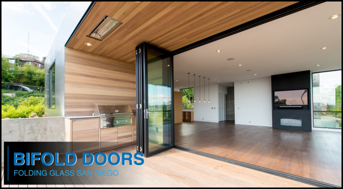 70 bifold doors folding glass san diego LaCantina Fleetwood repair 4