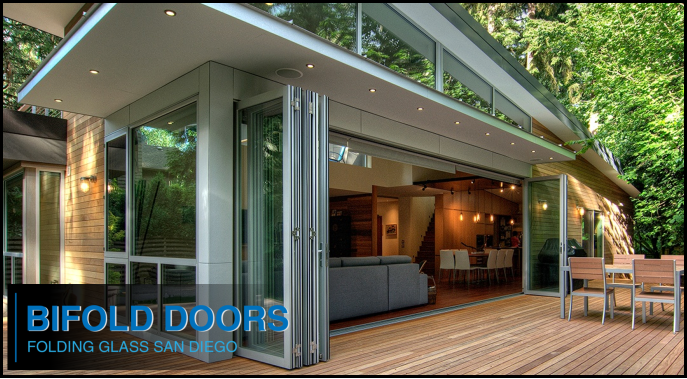 78 bifold doors folding glass san diego Panoramic LaCantina installation 1