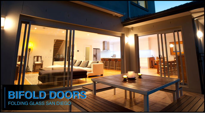 78 bifold doors folding glass san diego Panoramic LaCantina installation 4