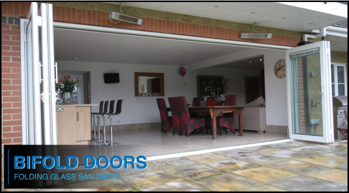 79 bifold doors folding glass san diego Panoramic LaCantina trifold 1