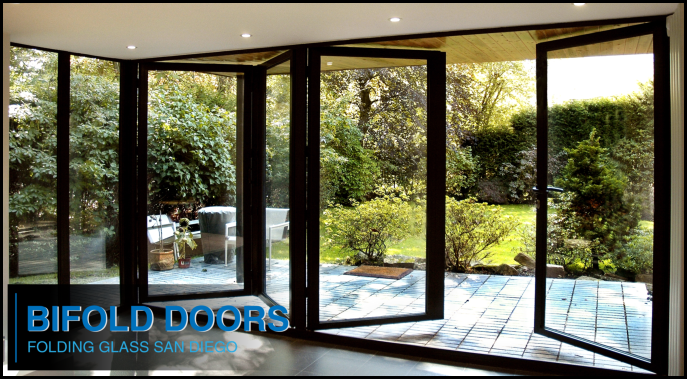 79 bifold doors folding glass san diego Panoramic LaCantina trifold 3