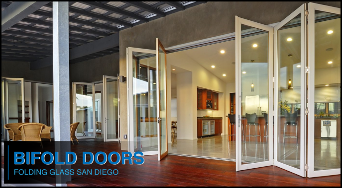 79 bifold doors folding glass san diego Panoramic LaCantina trifold 4